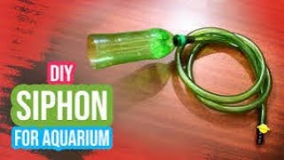 How to Make aquarium siphon pipe at home to remove fish pop [upl. by Hsakaa]