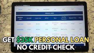 Receive FUNDING Up To 35000 Personal Loan In 2 Days NO CREDIT CHECK [upl. by Artcele754]