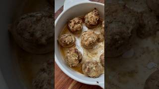 Gefüllte Champignons 😍cookbook recipe food cooking homechef [upl. by Leterg]