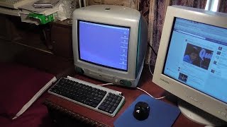 1998 Apple iMac G3 Bondi Blue 233Mhz  My First Macintosh [upl. by Anni]