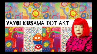 Yayoi Kusama Dot Art 🍡 [upl. by Ahsad]