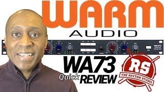 Warm Audio WA73EQ and WA73 Will it Be the Hit of 2018 [upl. by Arney980]