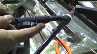 Tig Welding Carbon Steel  309 filler rod [upl. by Higginson]