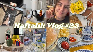 Haftalık Vlog 23  Yeni rutinler Tava Granola Market alışverişleri Evde Mojito Tarifi [upl. by Ardnod305]