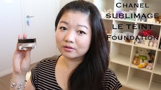 Chanel Sublimage Le Teint foundation Review Ouch soo expensive [upl. by Romalda]