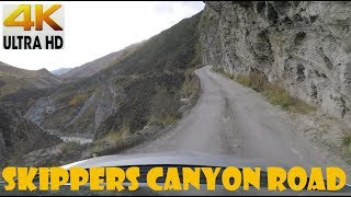 4K Skippers Canyon extremely dangerous road Real time [upl. by Ithnan]