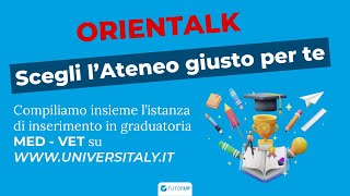 Orientalk Inserimento scelte sedi per Graduatoria Medicina e Veterinaria [upl. by Ahgiel]