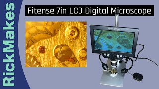 Fitense 7in LCD Digital Microscope [upl. by Yznel]