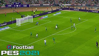 Comores vs Gabon  Match CAN 2021  10012022  PES 2021  Pronostic [upl. by Pardner]