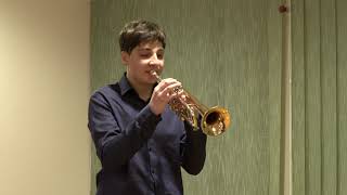 International Brass Competition Davorin Jenko 2024 Jakov Gregovic Trumpet [upl. by Annoyek]