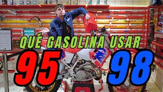 ¿Qué GASOLINA es mejor ¿95 o 98  La mejor gasolina para motos [upl. by Fairweather]