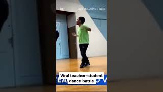 Teacher student go viral for veggie dance battle [upl. by Nonnel]