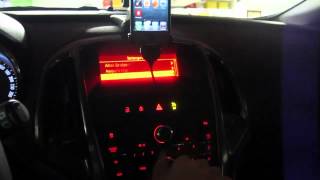 Opel Astra J CD400 USB Alpha Beschleunigung Alpha Acceleration [upl. by Yecaj]