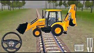 JCB 3DX BACKHOE LOADER AND TRACTOR DRIVING LIVE STREAM [upl. by Ecyob]