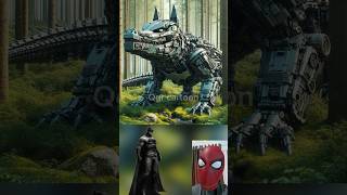 superheroes but crocodile robot 😱🔥Marvel amp DCAll Characters marvel avengersshortsrobot [upl. by Cassady608]