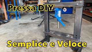 Pressa Idraulica con martinetto  DIY [upl. by Timms]