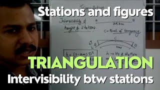 Triangulation  Stations and figures  Intervisibility btw stations  Surveying [upl. by Adel]