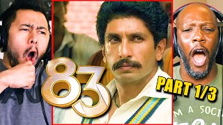 83 Movie Reaction Part 1  Ranveer Singh  Deepika Padukone  Pankaj Tripathi  Tahir Raj Bhasin [upl. by Sissie]