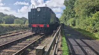 eddystone reversing into grosmont from the rail trail [upl. by Aokek]