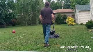 Briggs amp Stratton SAE30 Compared To Quaker State 5W30 Analysis Video [upl. by Pliner997]