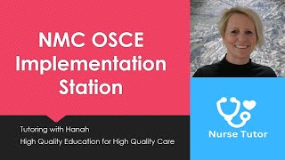 NMC OSCE Implementation Station 2024 [upl. by Htidirem]