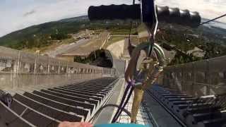 Holmenkollen Zipline 2013  Full HD [upl. by Aggappera]