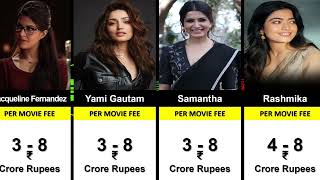 Highest Paid of Indian Actresses in 2024 [upl. by Ymmik]