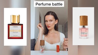 Perfume battle Narcotic V Nasomatto vs Tuberoza Nishane [upl. by Norha830]