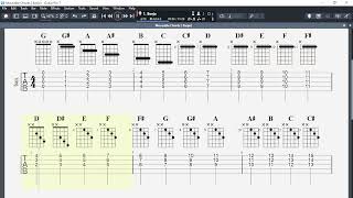 Banjo Moveable Chord Shapes GampD [upl. by Nnaeirelav]