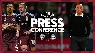 Postgame Press Conference Colorado Rapids vs Toronto FC [upl. by Alius947]