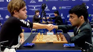 Magnus Carlsen vs Nihal Sarin  World Blitz Chess Championship 2023 [upl. by Andrew555]