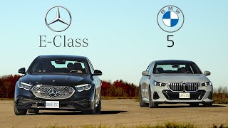 Mercedes Still King Of German Sedans 2024 BMW 5 Series vs 2024 Mercedes Benz EClass [upl. by Holladay]