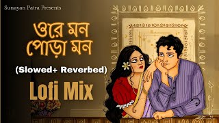 ওরে মন পোড়া মন Lofi Mix 💔  Slowed  Reverbed  Sad  New Bengali Song  banglalofi bengalisad [upl. by Adnawat]