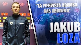 Jakub Łoza po zwycięstwie z JKH GKSem Jastrzębie 42 [upl. by Nnednarb]