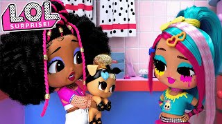 Ouch A Hoops Cutie Oopsie 🐶🏀  LOL Surprise Family Episode 5  LOL Surprise [upl. by Tehcac]