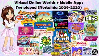 2000s Nostalgia  Virtual Online Worlds Flash Game Websites  Apps Ive Played [upl. by Brabazon172]