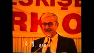 ProfDr Ayhan SONGAR  ŞARK MESELESİ 17 ARALIK 1988 [upl. by Hplar]