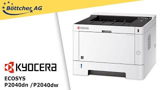 Laserdrucker Kyocera ECOSYS P2040dn  P2040dw [upl. by Yelahs]