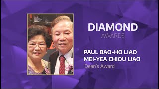 2024 Diamond Awards Paul BaoHo Liao and MeiYea Chiou Liao [upl. by Oneladgam]