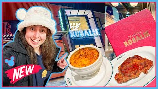 NEW Disneyland Paris Restaurant Brasserie ROSALIE in Disney Village FIRST TIME Thoughts 2023 [upl. by Zzahc815]