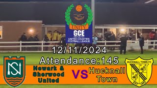 Newark amp Sherwood United Vs Hucknall Town United Counties Premier Division North 12112024 4K [upl. by Calvert]