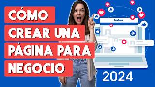 Como Crear una Pagina en Facebook para Negocio 2024 [upl. by Berstine]