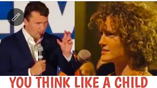 Charlie Kirk Calmly DESTROYS Pro Choice Woman [upl. by Rip365]