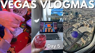 Las Vegas Vlog  Day 5  12 Days of Vlogmas  MY BEST DAY GAMBLING EVER STORYTIME  JACKPOTS [upl. by Sharos]