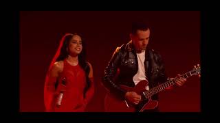 LATIN GRAMMYS 2024 POR EL CONTRARIO Becky G Angela Aguilar Leonardo Aguilar [upl. by Romola]