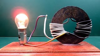 Free energy generator Magnet Coil Work 100  New Science project experiment at Home [upl. by Eikcuhc]