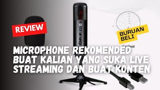 MICROPHONE FANTECH LEVIOSA MCX01 HARGA 5OO RIBUAN KUALITAS MANTAP [upl. by Ahseryt]