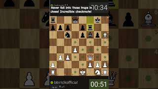 Never fall into these traps in chess Incredible checkmate chess games satranç friends pawns [upl. by Yrreb808]