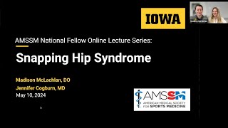 Snapping Hip Syndrome with Two Iowa Fellows  AMSSM Sports Ultrasound Case Presentation [upl. by Nilrah698]