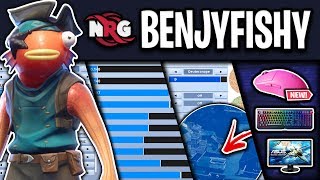 NRG BenjyFishy Fortnite Settings Keybinds and Setup NEW MOUSE [upl. by Epoh30]